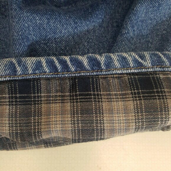 Carhartt 44x30 Mens Flannel Lined Jeans Relaxed Fit Pants B172 DST Work Barn Cho - Picture 5 of 7